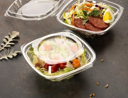 Disposable salad containers